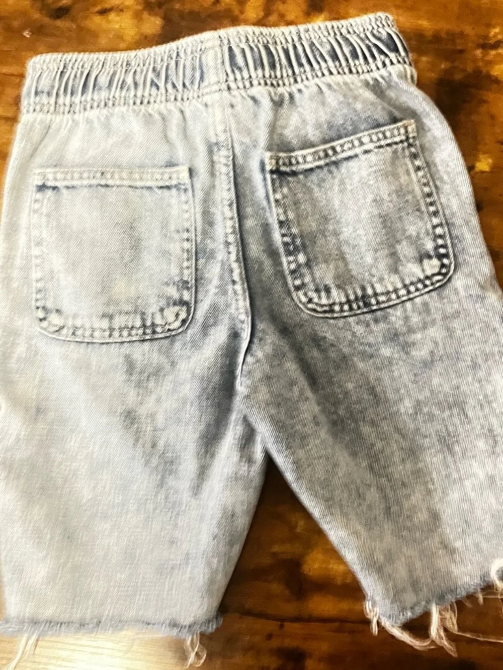 GAP Light Blue Girls Pull-On Denim Shorts